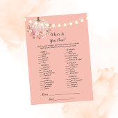 パンプキエレガントンあなたの財布シャワーゲームの中にあるものを 招待状