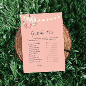 パンプキエレガントンは価格ベビーシャワーゲームを推測 招待状