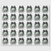 パンプキエレガントンハローウィンパーティデザイン ラッピングペーパー (フラット)