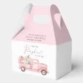 パンプキエレガントンフローラ女の子シャワーありがとう フェイバーボックス (裏面)