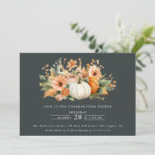 パンプキエレガントンフローラ感謝祭ディナー 招待状 (スタンド正面)