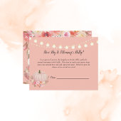 パンプキエレガントンママの腹サイズ赤ちゃんシャワーゲーム 招待状