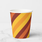 パンプキエレガントン水の色のパタパーソナライズされたーン 紙コップ (裏面)