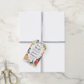 パンプキエレガントン秋フローラ素朴結婚式の引き出物 ギフトタグ (より糸付き)