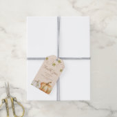 パンプキエレガントン秋ベビーシャワーありがとうありがとうラベル ギフトタグ (より糸付き)