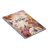 パンプキエレガントン秋模様 ノートブック (右側)