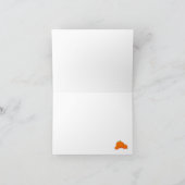 パンプキエレガントン「ハッピー秋」ノートカード ノートカード (内部)