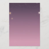 パンプキエレガントン、フローラ、メイスンジャーの赤ちゃんシャワー 招待状 (裏面)