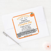 パンプキオーガニックンディップスパイス スクエアシール (封筒)