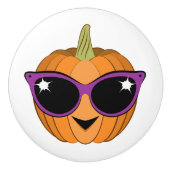 パンプキカッコいいン着用レトロ猫サングラス セラミックノブ (正面)