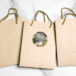 パンプキカラフルンの収穫 ラウンドシール