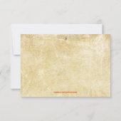 パンプキカラフルン – 3x5感謝祭ディナー招待状 招待状 (裏面)