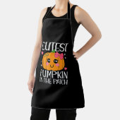 パンプキクールンのパッチハロウィーンサンクスギビン エプロン (インサイチュ)