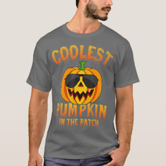 パンプキクールンインザパッチヴィンテージパンプキンハロ Tシャツ