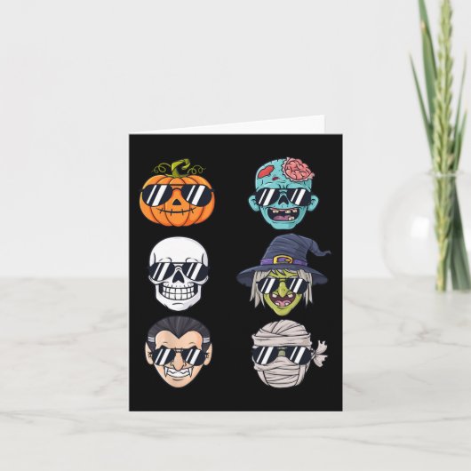 パンプキクールンハロウィーンスケルトンウィッチヴァンパイアB カード (正面)