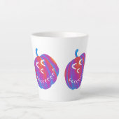 パンプキサイケデリックンハートラテマグ カフェラテマグ (正面)