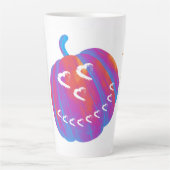パンプキサイケデリックンハートラテマグ カフェラテマグ (正面)