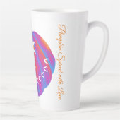 パンプキサイケデリックンハートラテマグ カフェラテマグ (右)