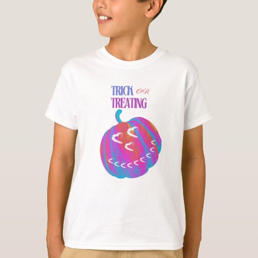 パンプキサイケデリックンハートTシャツ Tシャツ (正面)