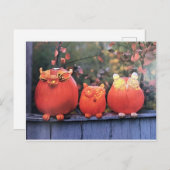 ****パンプキスタイリッシュンハロウィーン****はがき ポストカード (正面/裏面)