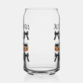 パンプキパーソナライズされたンボウハローウィンパーティ ガラス缶 (右)