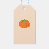 パンプキパーソナライズされたン ギフトタグ (裏面)
