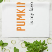 パンプキモダンンスパイスは私のシーズお気に入りのン引用文 キッチンタオル (折り畳み)