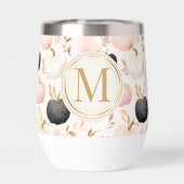 パンプキモダンンモノグラムパーソナライズされたイニシャル (背面)