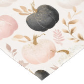 パンプキモダンンモノグラムパーソナライズされたイニシャル ショートテーブルランナー (コーナー)