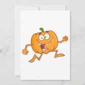 パンプキランニングンの 招待状 (正面)