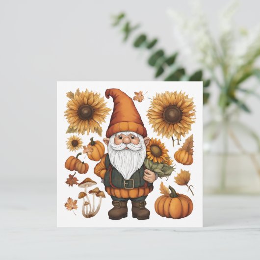 パンプキンとひまわりのかぼちゃの小人 シーズンカード (スタンド正面)