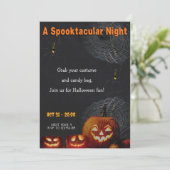 パンプキンとクモのハロウィン | スプータキュラー・ナイト 招待状 (スタンド正面)