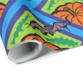 パンプキンとバット柄, 名前, ハロウィン, ZSG ラッピングペーパー (ロールコーナー)