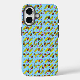 パンプキンとバナナ iPhone 16ケース