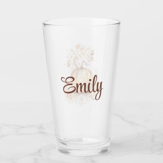 パンプキンと秋でドリーミーな離れ装飾 タンブラーグラス (裏面)