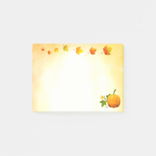 パンプキンと紅葉の香り ポストイット (正面)