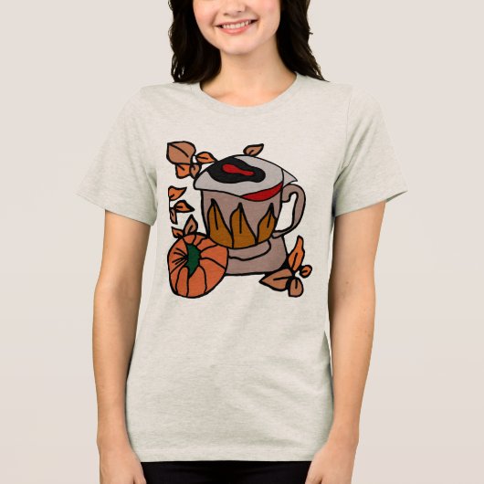 パンプキンと醸造されたアイビーブスが完璧に トライブレンドＴシャツ (正面)