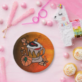 パンプキンと醸造されたアイビーブスが完璧に ペーパープレート (パーティー)