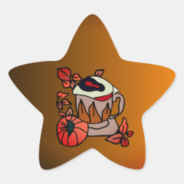 パンプキンと醸造されたアイビーブスが完璧に 星シール