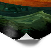 パンプキンに乗ったハロウィンジンジャー&ホワイトキットン ポスター (コーナー)