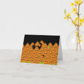 パンプキンのグリーティングカード カード (黄色い花)