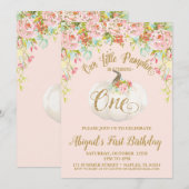 パンプキンの招待状, パンプキンのファーストバースデー 招待状 (正面/裏面)