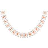 パンプキンの最初の誕生日パーティバナー バンティングフラッグ (全)