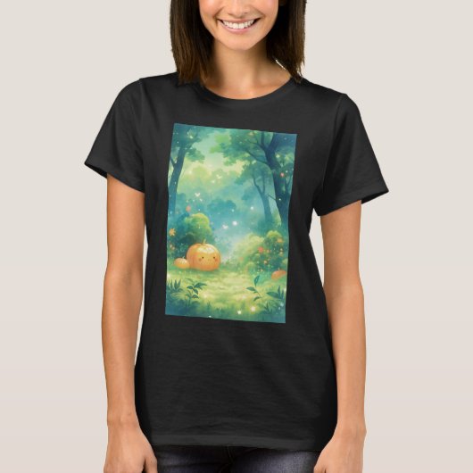 パンプキンの森のチャーム Tシャツ (正面)