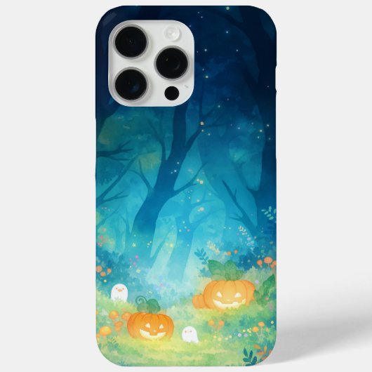 パンプキンの輝きと幽霊のくすくす笑い Case-Mate iPhoneケース (裏面)