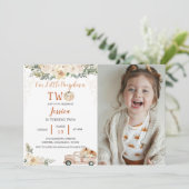 パンプキンの2歳の誕生日 わが家の小さなパンプキンが2歳に 招待状 (スタンド正面)