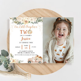 パンプキンの2歳の誕生日 わが家の小さなパンプキンが2歳に 招待状