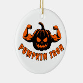 パンプキンアイアン セラミックオーナメント (右)