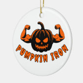 パンプキンアイアン セラミックオーナメント (左)