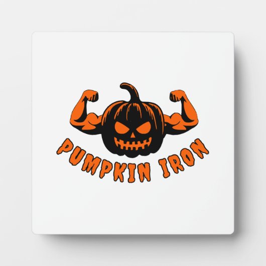 パンプキンアイアン フォトプラーク (正面)